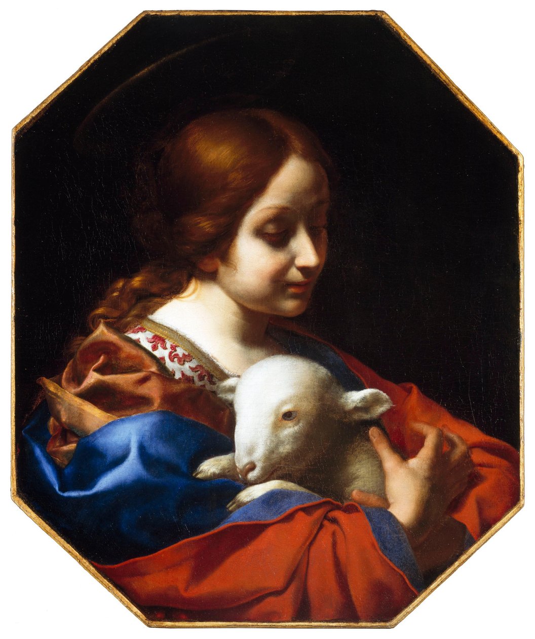 Sankta Agnes av Carlo Dolci