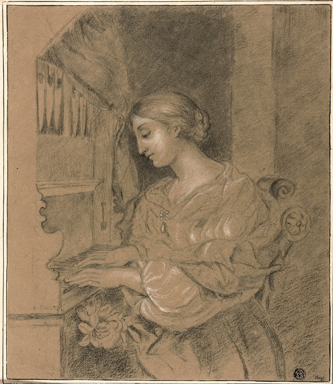Heliga Cecilia av Carlo Dolci