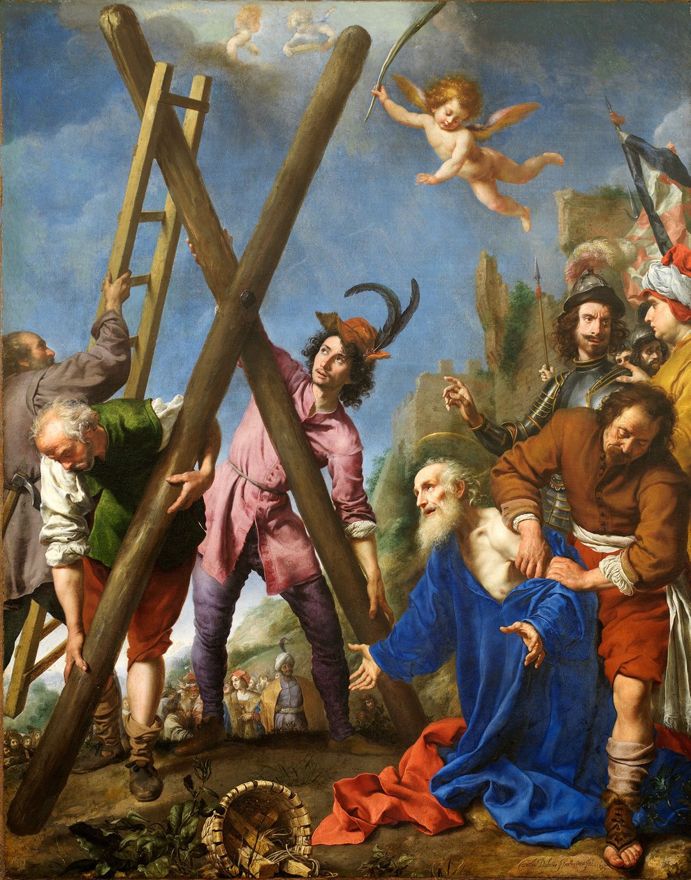 St. Andrew ber före sitt martyrskap, 1643 av Carlo Dolci