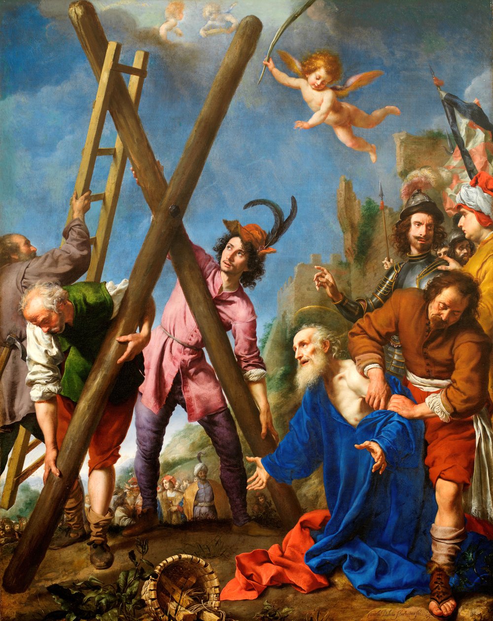 St Andrew ber före sitt martyrskap, 1643. av Carlo Dolci