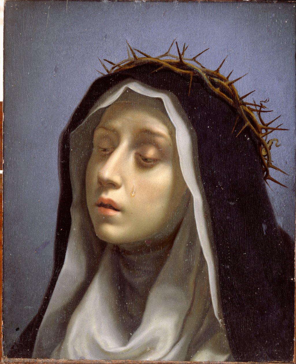 Sankta Katarina av Siena av Carlo Dolci