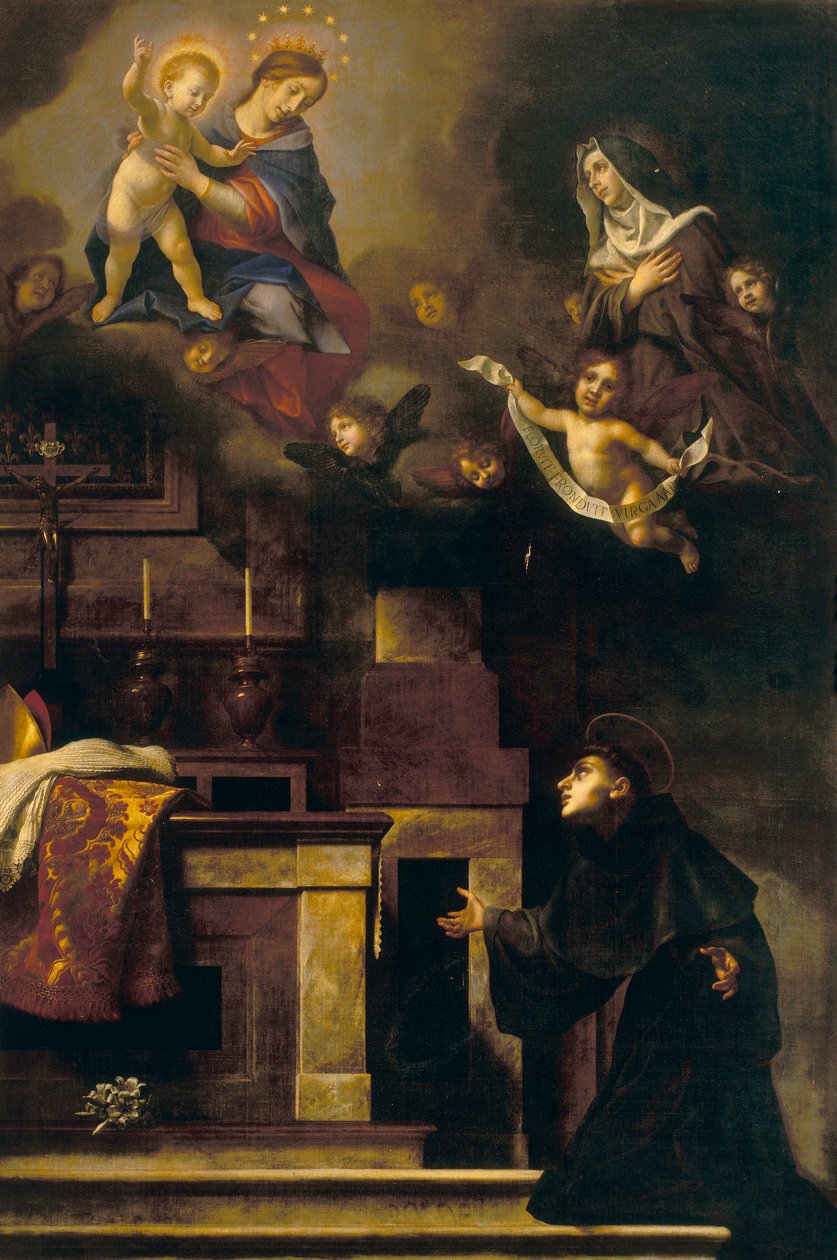St Louis av Toulouse och Jungfrun av Carlo Dolci