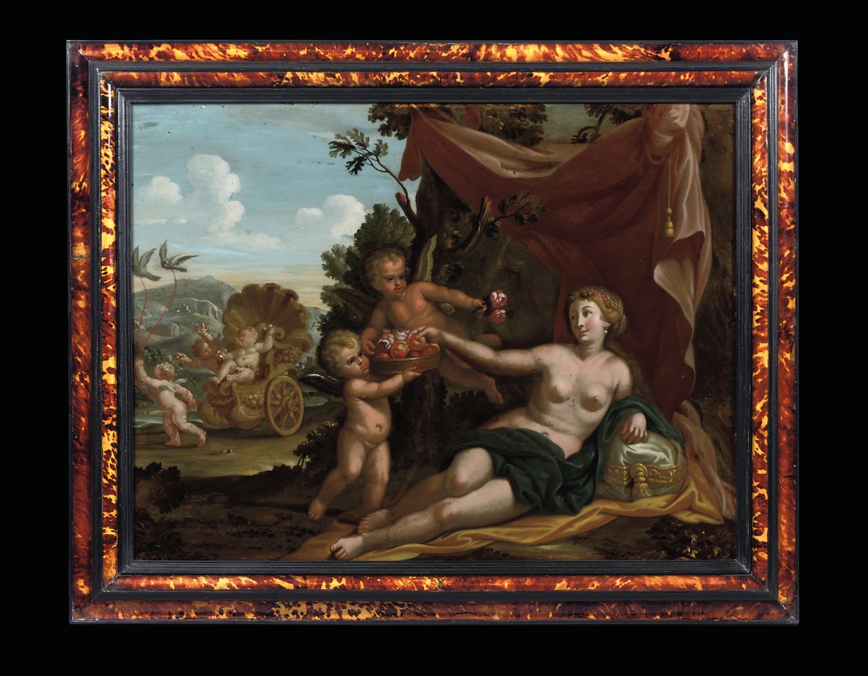 Venus och Amor, ca 1692-1705 av Carlo Garofalo