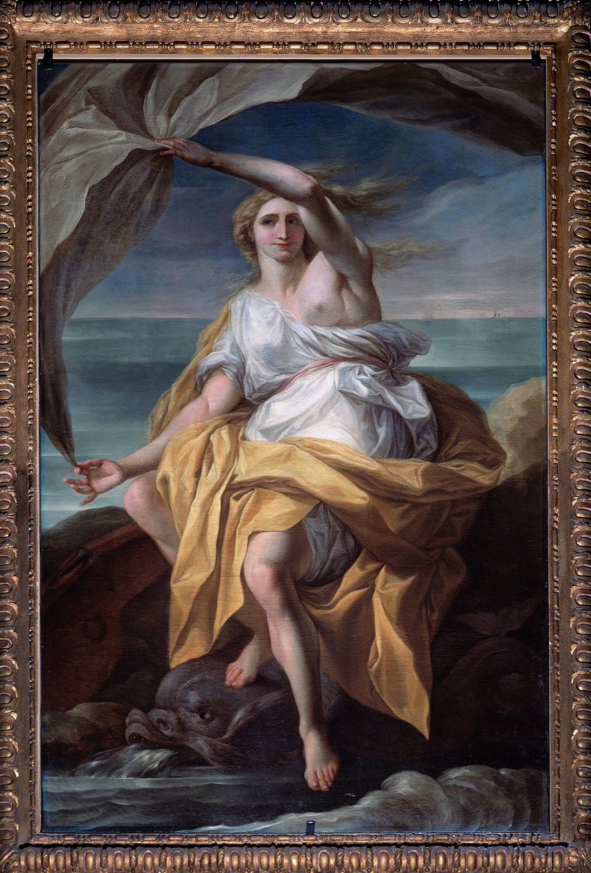 Allegori över republikens tretton värden: navigeringen (Målning, efter 1783) av Carlo Giuseppe Ratti