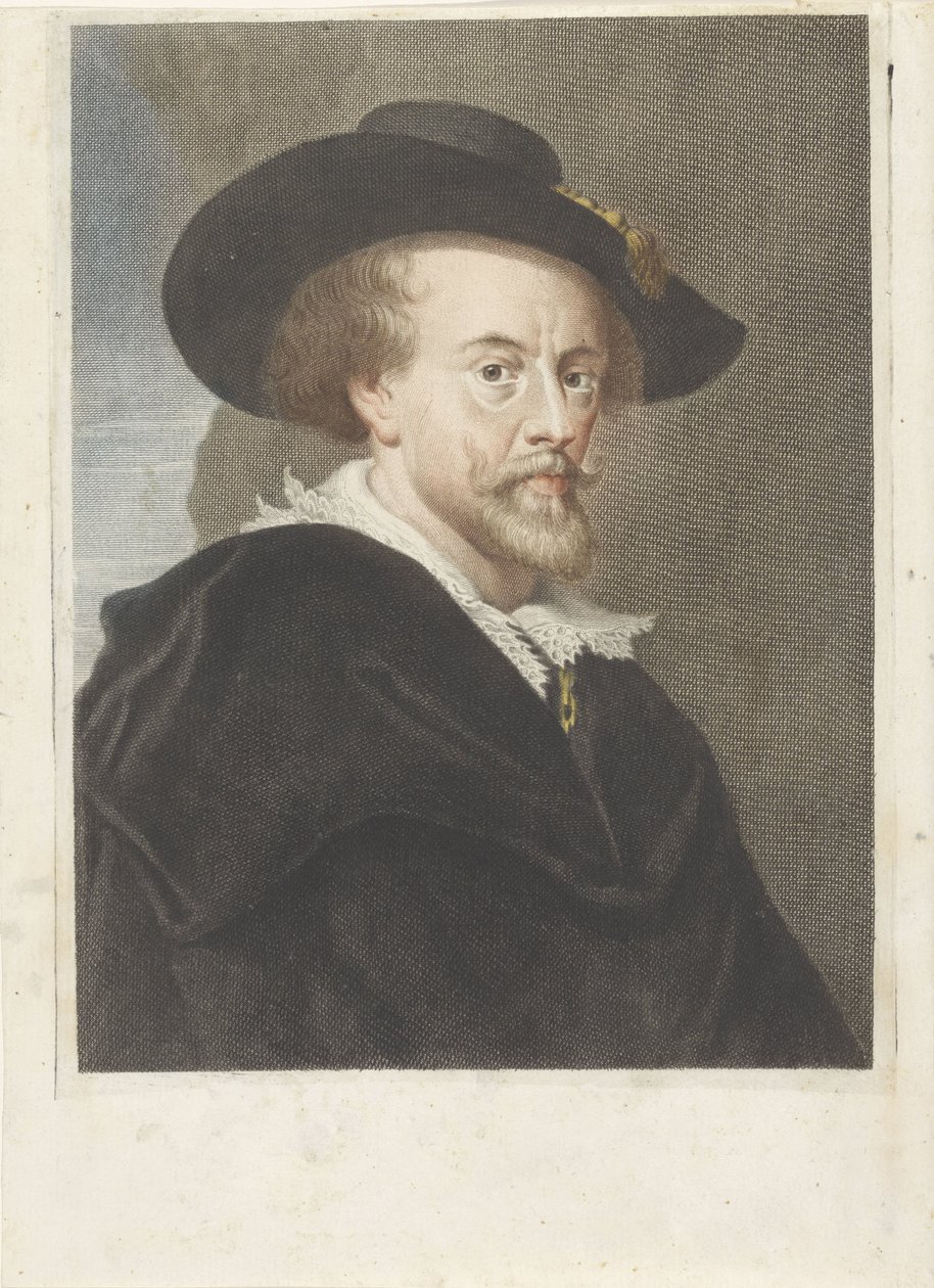Porträtt av konstnären Peter Paul Rubens Porträtt av konstnärer (serietitel) av Carlo Gregori (attributed to)