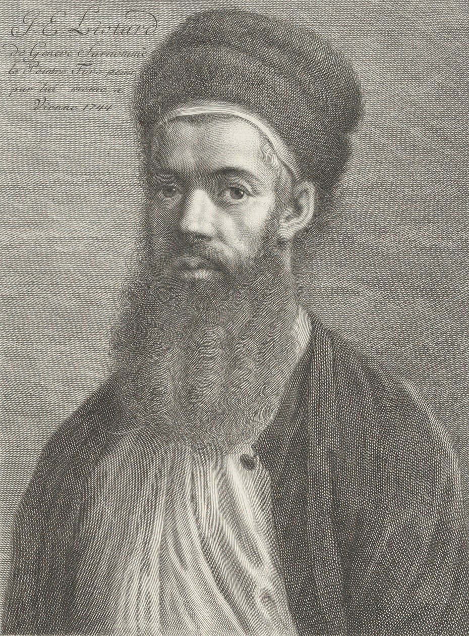 Självporträtt i turkisk outfit, 1700-tal. av Carlo Gregori