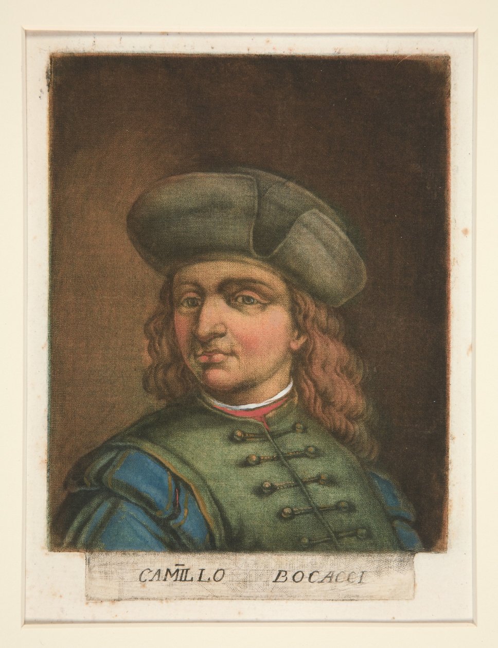 Camillo Bocacci, ur Ritratti di pittori (Porträtt av målare) av Carlo Lasinio