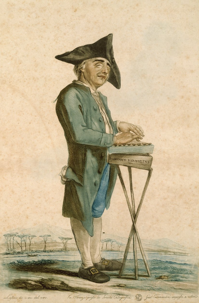 Domenico Bertolini, av Carlo Lasinio (1759-1838), gravyr av Carlo Lasinio