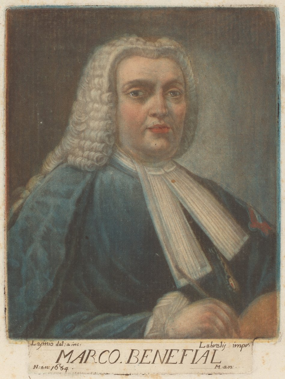 Marco Benefial, 1789. av Carlo Lasinio