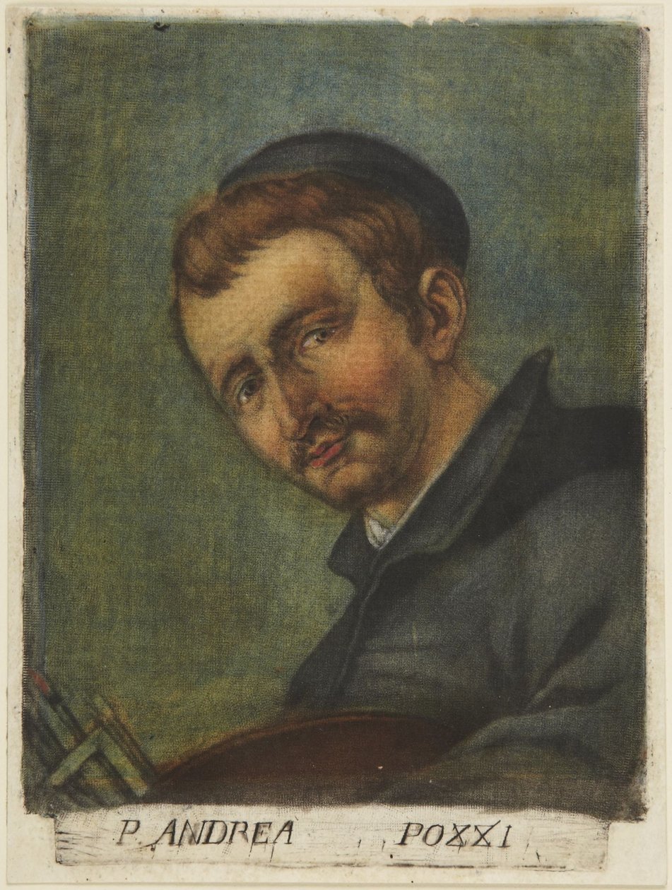 Porträtt av Andrea Pozzi av Carlo Lasinio