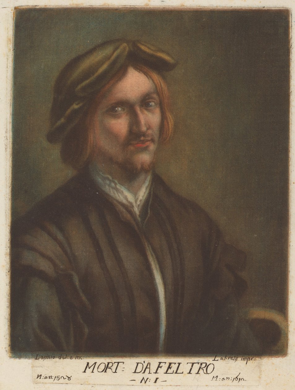Död från Feltre av Carlo Lasinio, after Lorenzo Luzzo