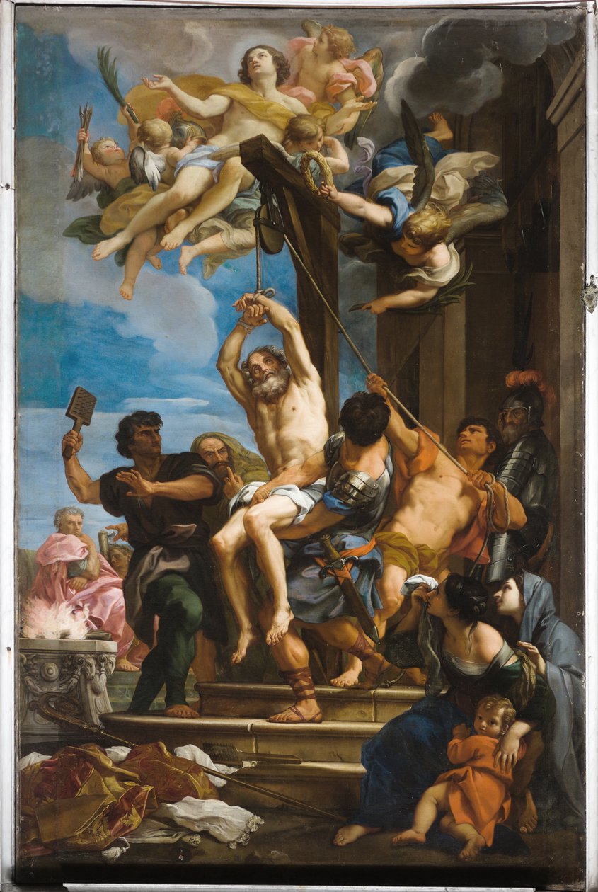 S:t Blaises martyrium, ca 1680 (olja på duk) av Carlo Maratta