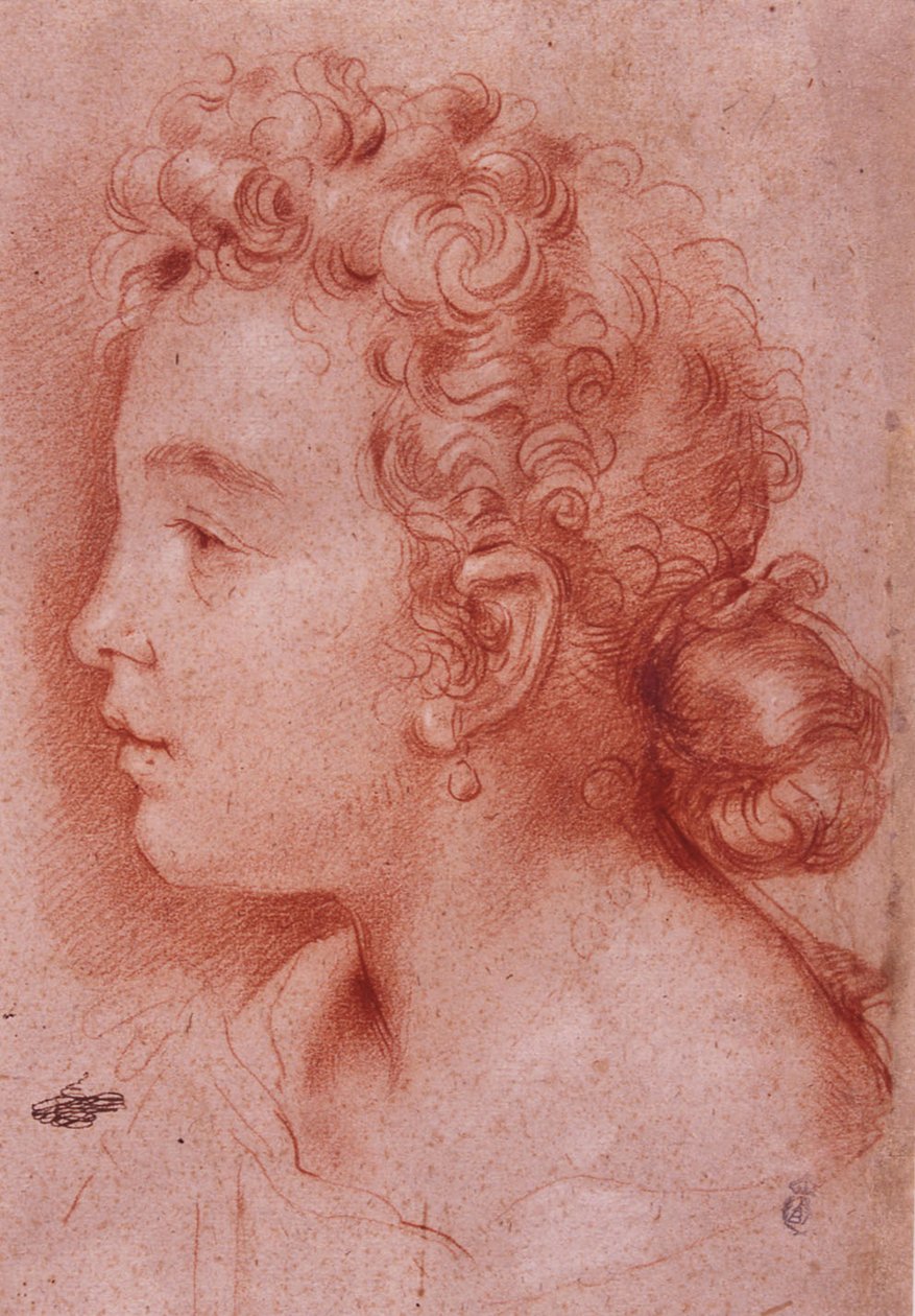 Porträtt av Faustina Maratti av Carlo Maratta