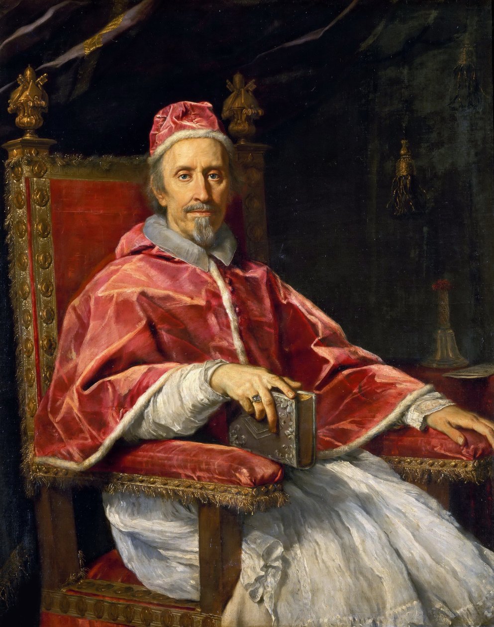 Porträtt av påven Clemens IX 1600-1669, 1669. av Carlo Maratta
