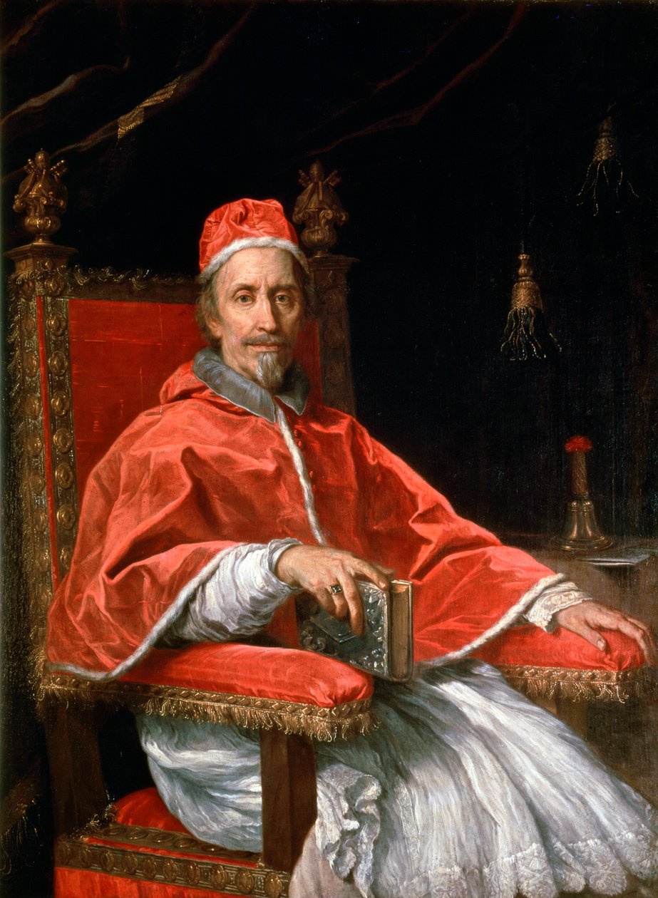 Porträtt av påven Clemens IX, 1669 av Carlo Maratta