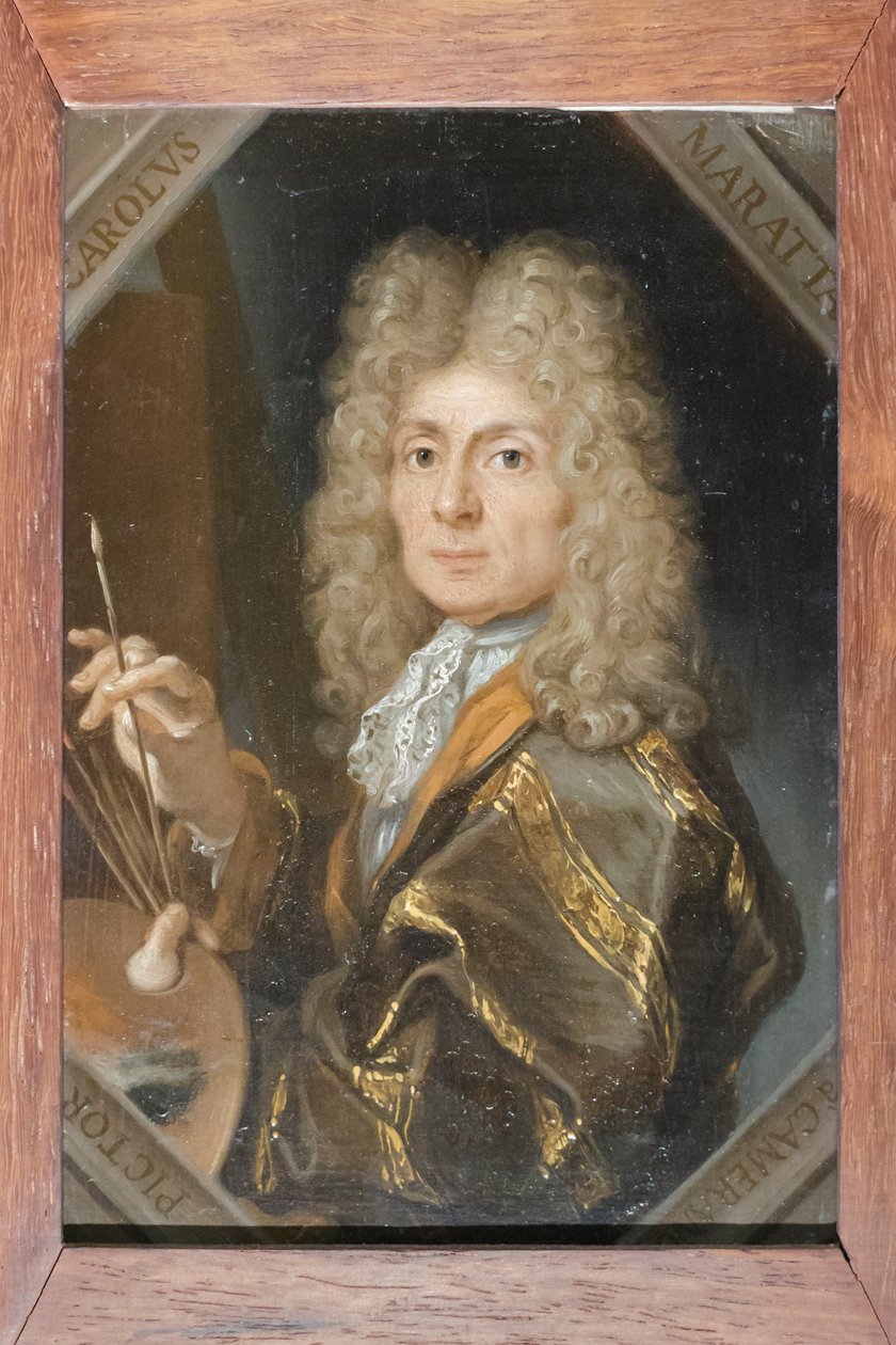 Självporträtt, Carlo Maratta (olja på koppar) av Carlo Maratta