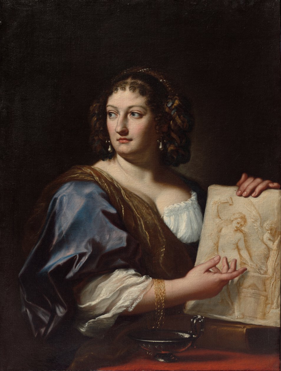 Porträtt av Francesca Gommi Maratti, ca. 1701. av Carlo Maratta or Maratti
