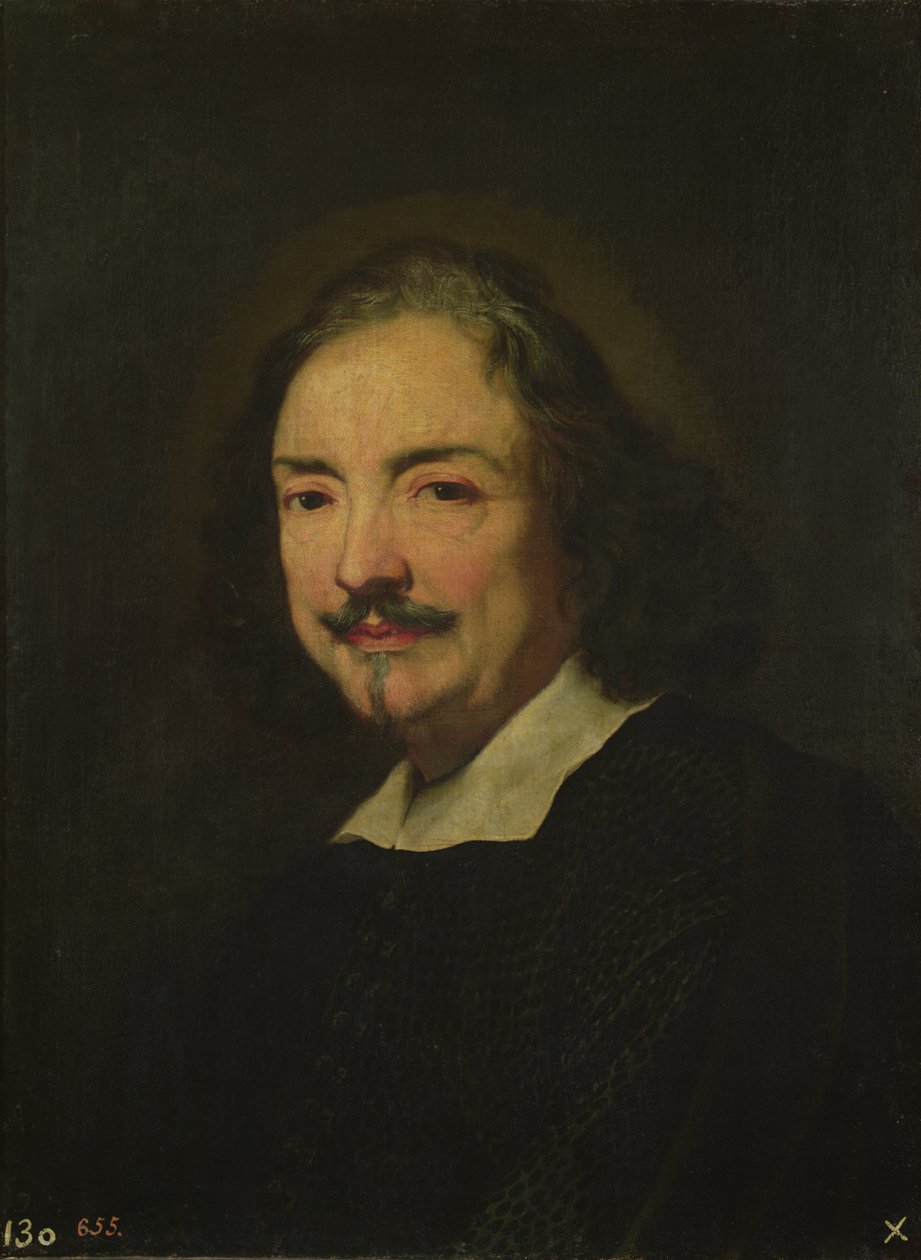 Målaren Andrea Sacchi, efter Van Dyck, c.1660 av Carlo Maratta or Maratti
