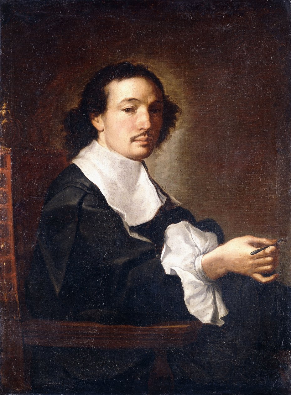 Porträtt av en läkare, förmodligen Giovanni Guglielmo Riva av Carlo Maratta or Maratti