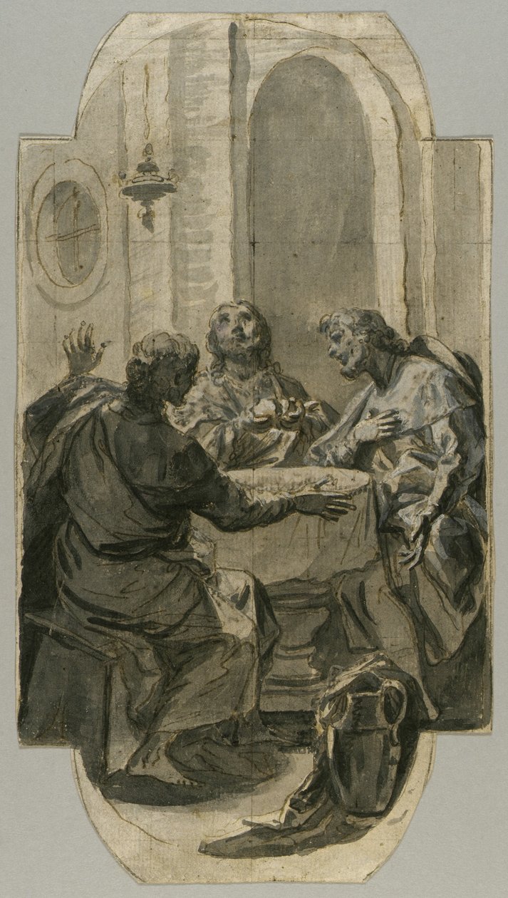Måltiden vid Emmaus av Carlo Maratti