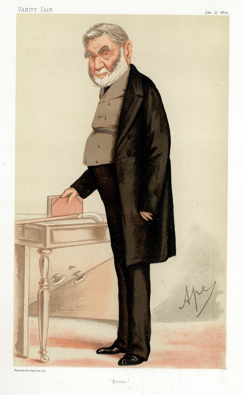 Anthony Panizzi, italiensk bibliograf, 1874 av Carlo Pellegrini