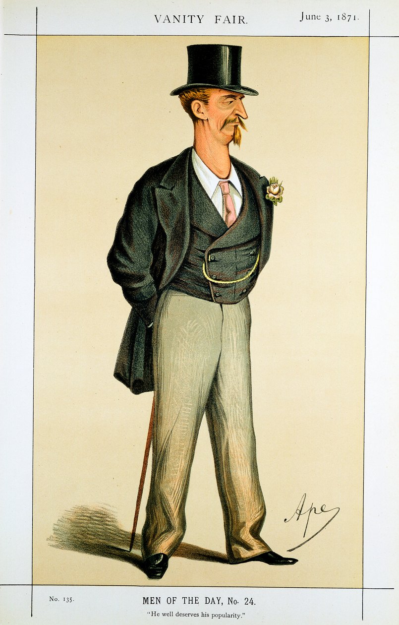 Eyre Massey Shaw, brittisk brandman, 1871 av Carlo Pellegrini