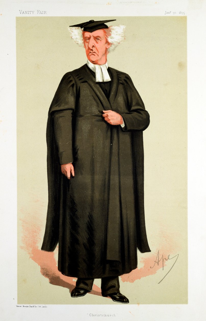Henry George Liddell, brittisk forskare, 1875 av Carlo Pellegrini