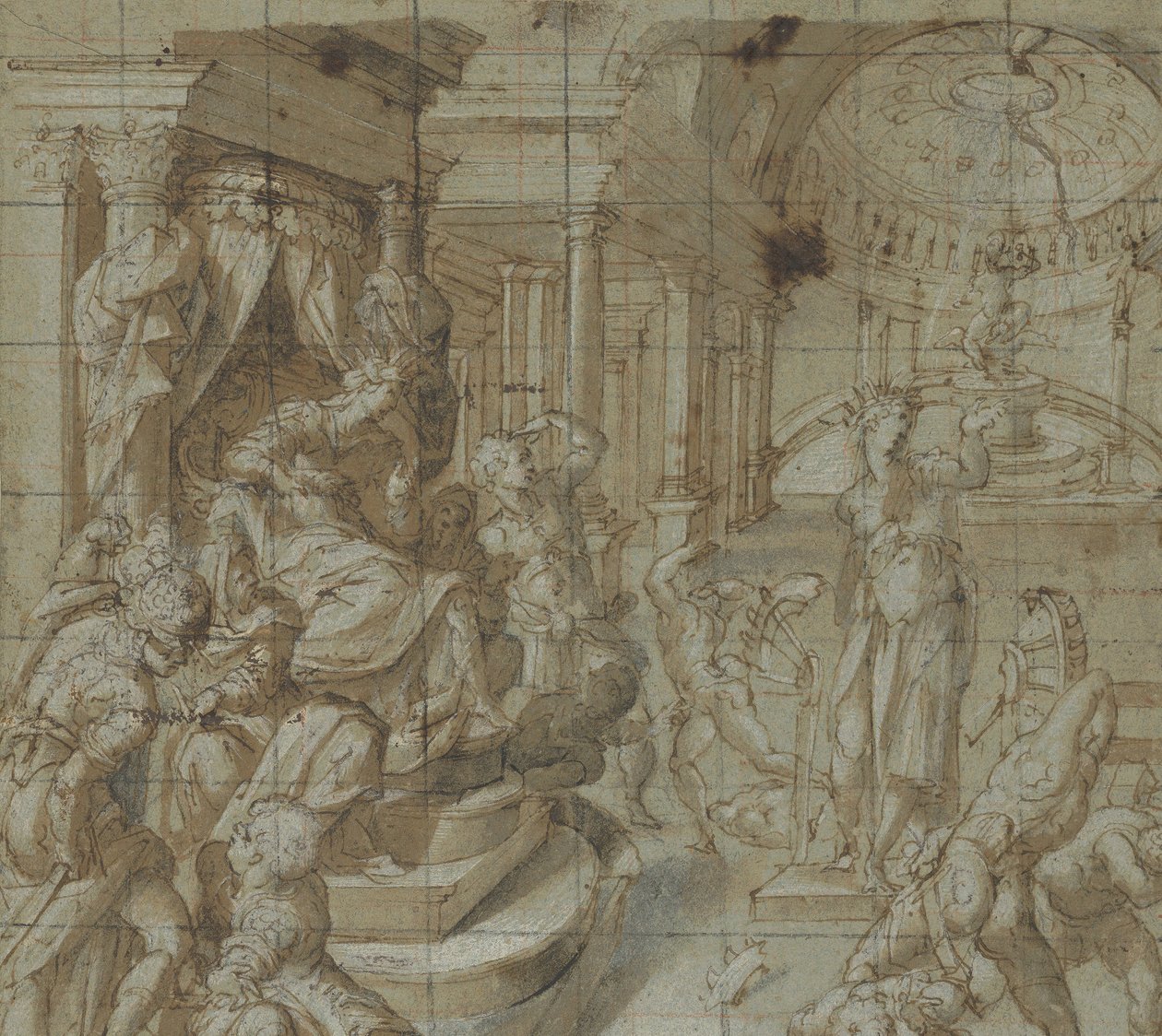 Martyrskapet av St. Katarina av Alexandria, 1560-70. av Carlo Portelli