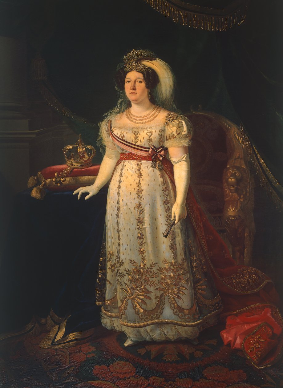 Porträtt av Maria Isabella av Spanien (Madrid av Carlo de Falco