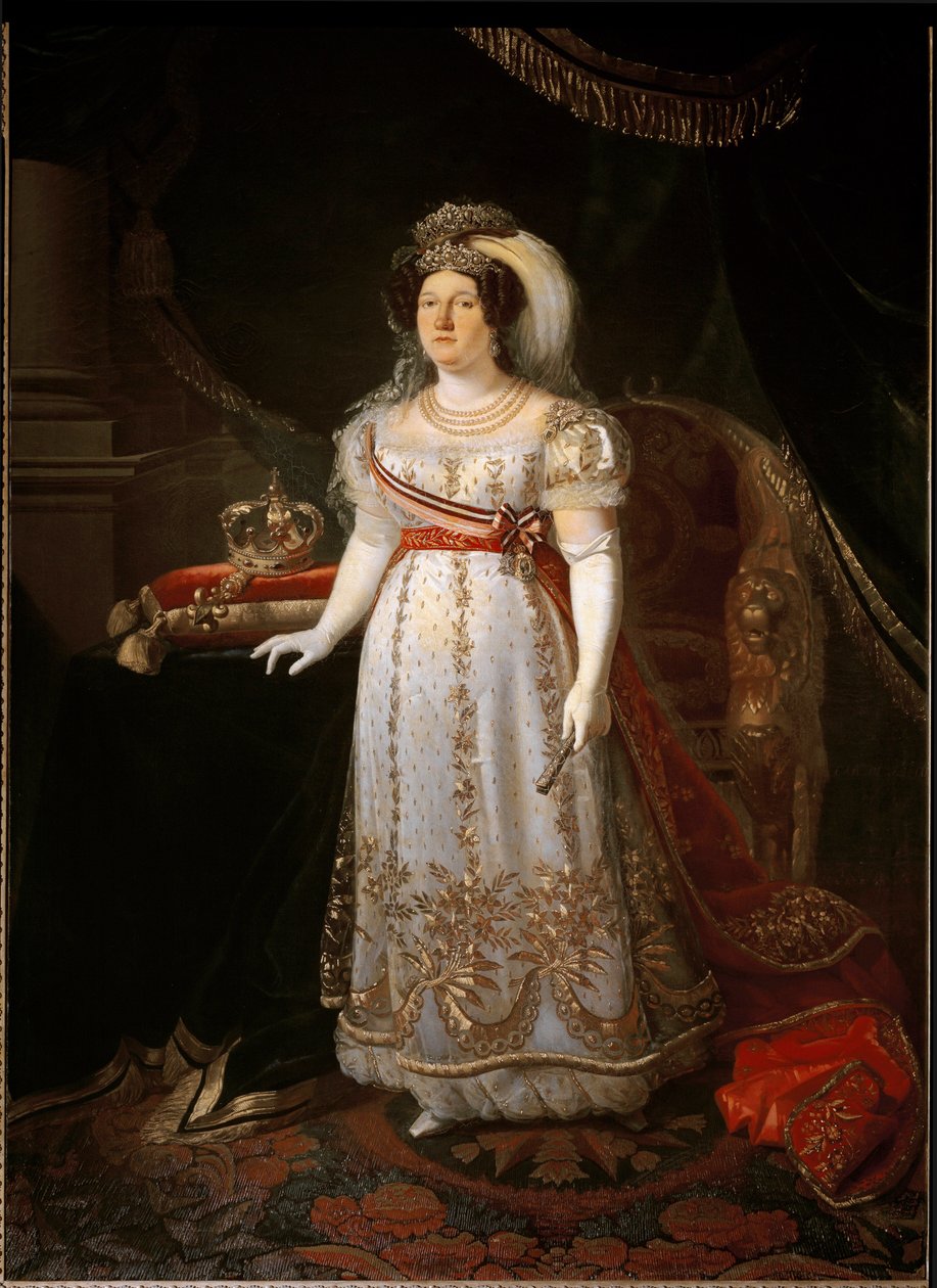 Porträtt av Maria Isabella av Spanien av Carlo de Falco