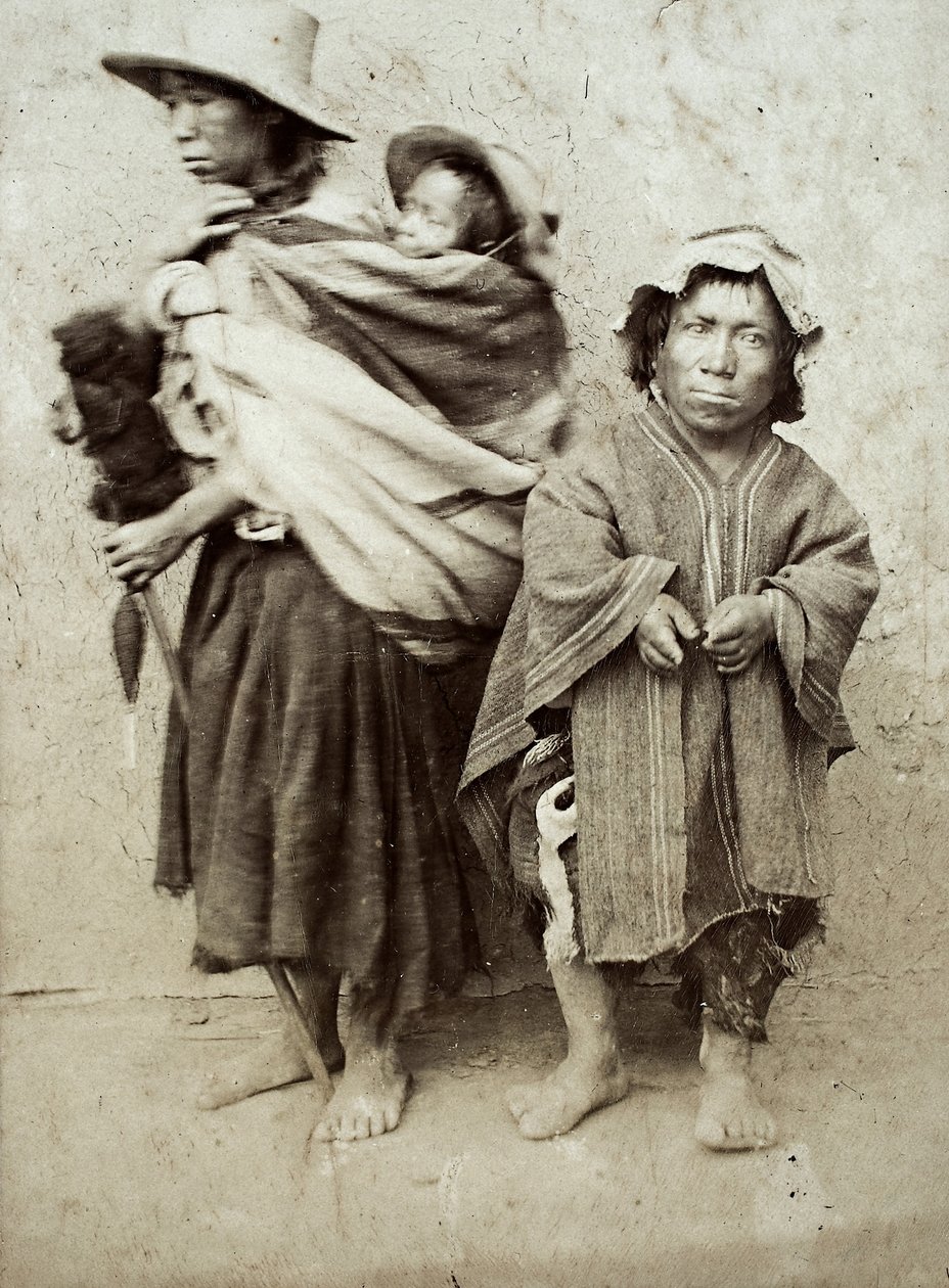Typer av Cajamarca (albumintryck) av Carlos Kroehle