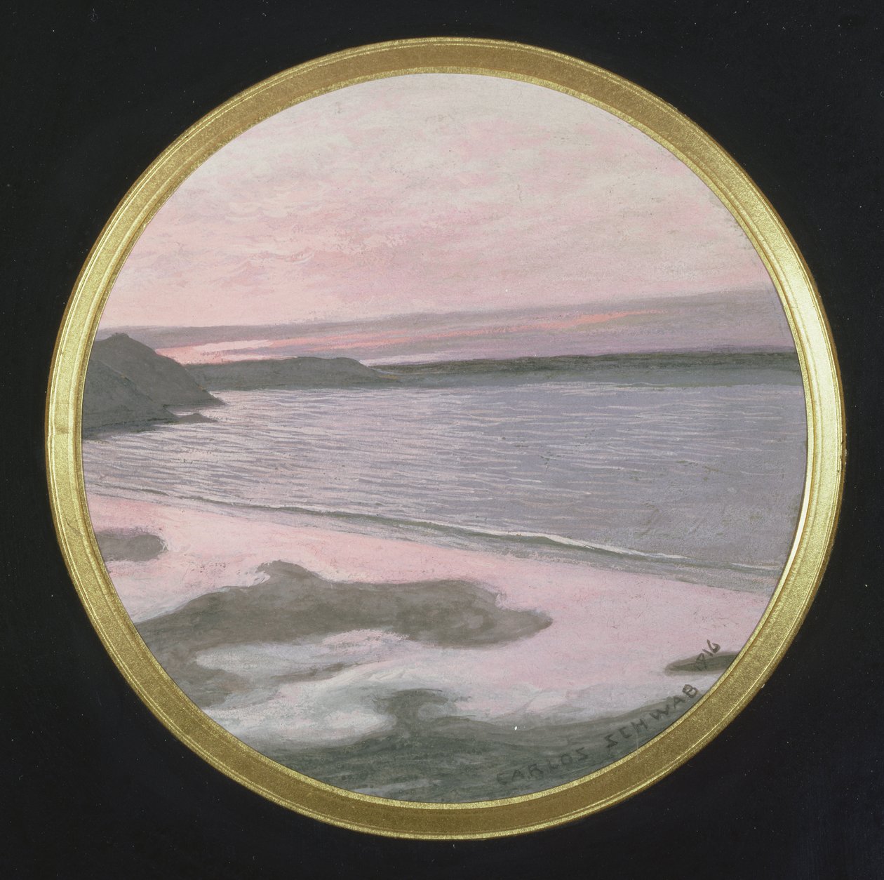 Det tysta havet, 1916 av Carlos Schwabe