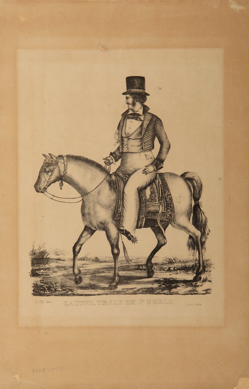 Gaucho, en man från landsbygden - Carlos Morel av Carlos Morel