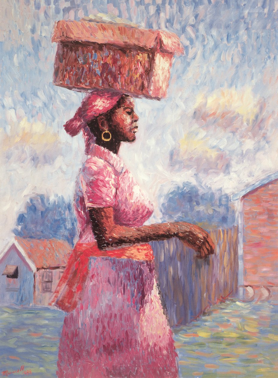Afrikansk dam, 1988 av Carlton Murrell