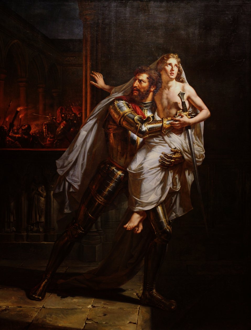 Tanneguy du Châtel sauvant le Dauphin av Caroline Léna Becker