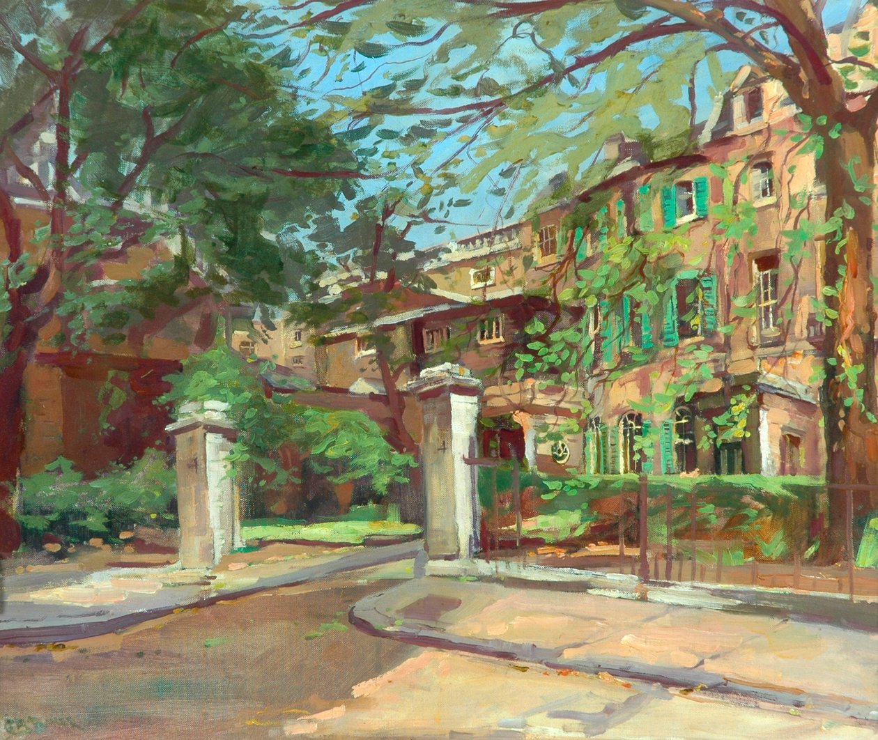 London som försvinner: Montague Place, Whitehall Gardens av Caroline Matilda Baker