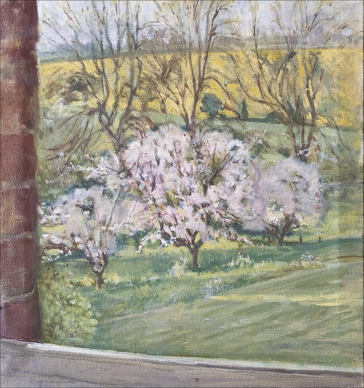 Vår från vårt fönster, 2005 av Caroline Hervey Bathurst