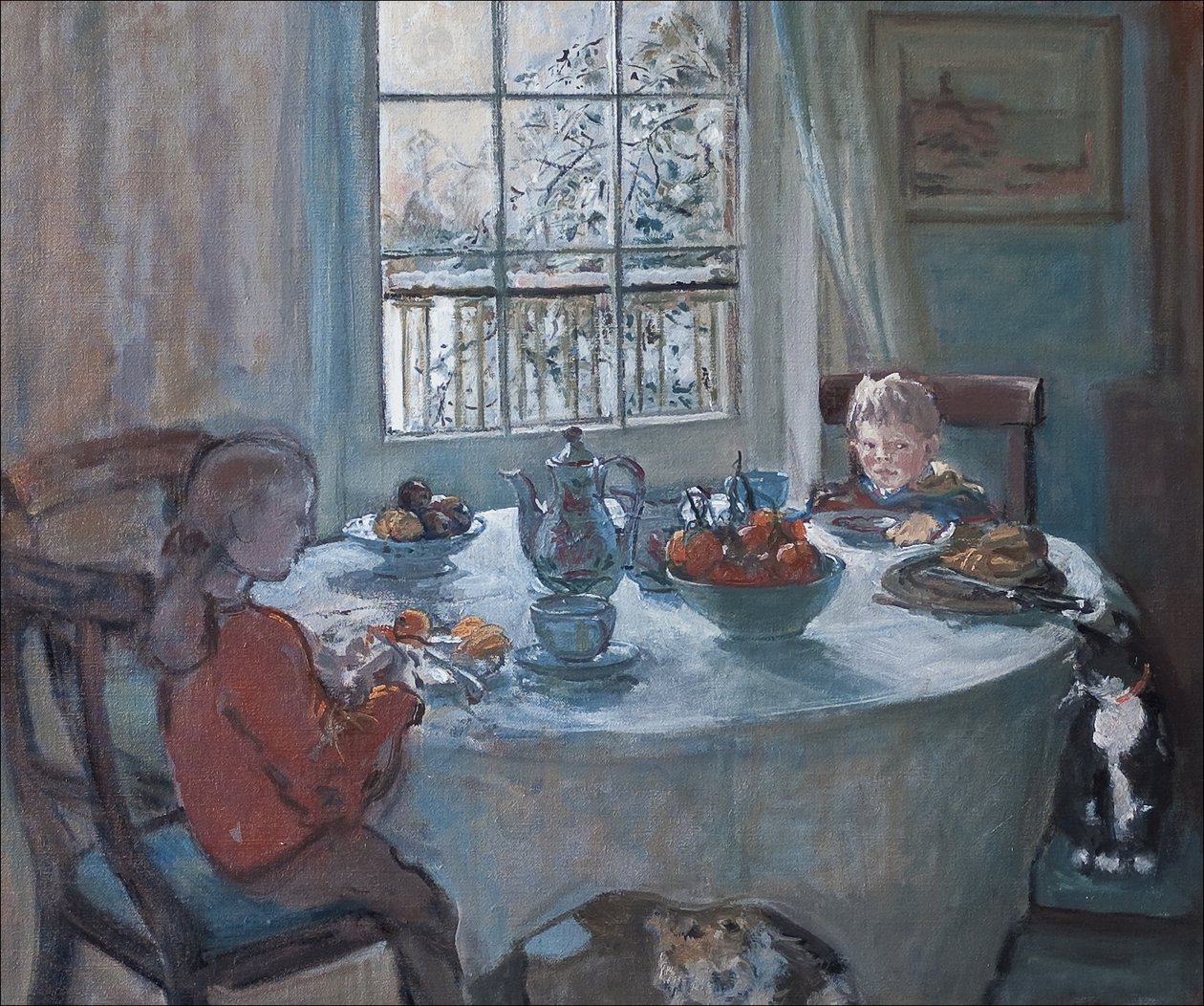 Frukostbordet, 2001 av Caroline Hervey Bathurst