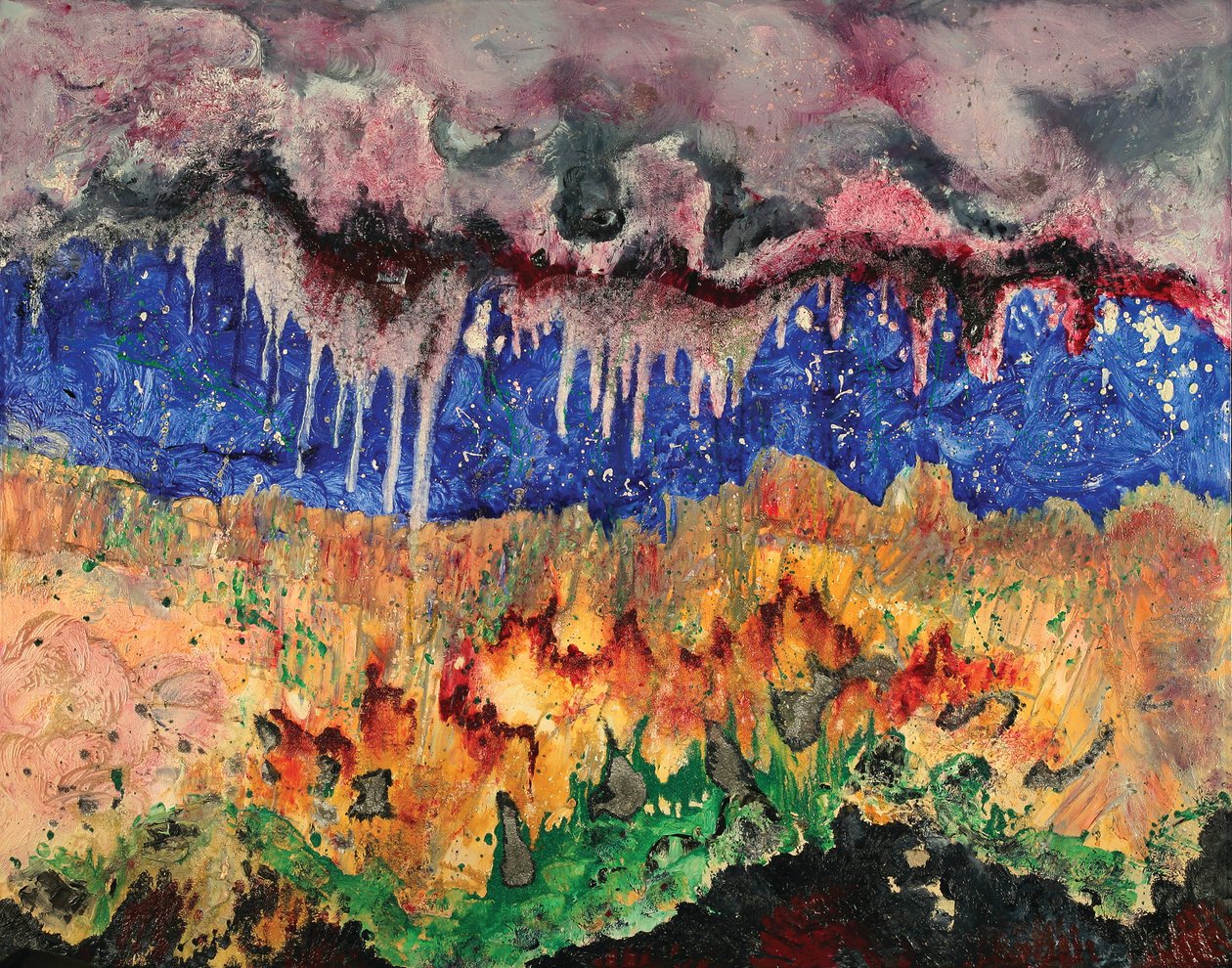 Heart Grotto, 2006 (olja på duk) av Carolyn Mary Kleefeld