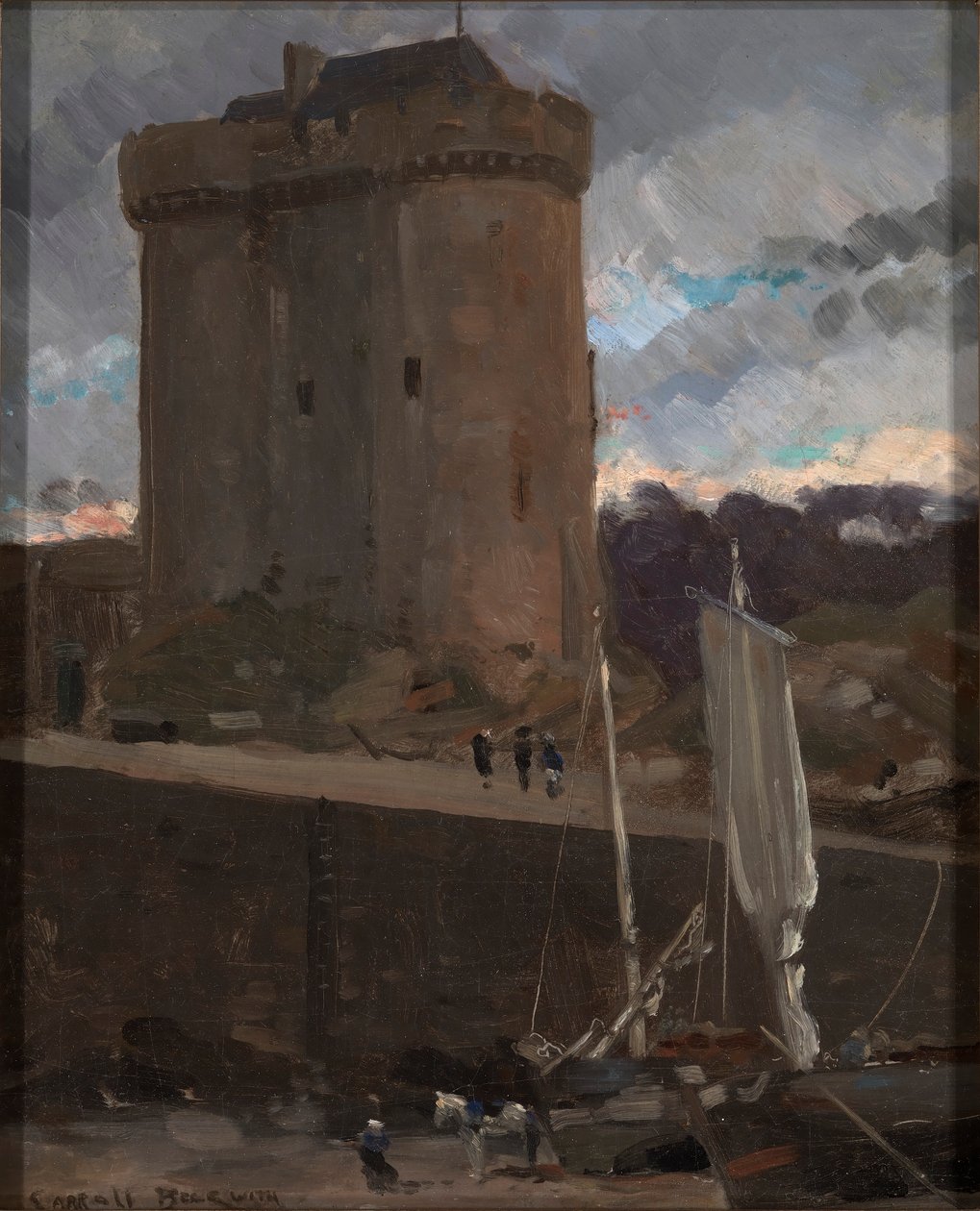 La Tour de Solidor vid St. Severin, Normandie av Carroll Beckwith