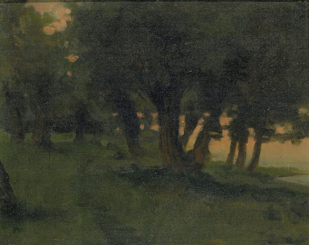 På Rhenstranden, nära St. Germain vid Mont d