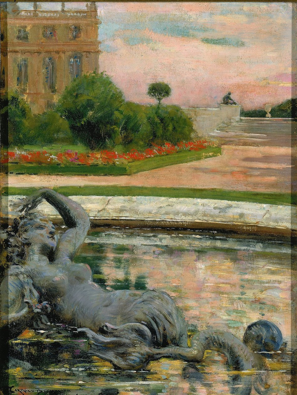 Parterre du Nord, Fontaine des Sirenes av Carroll Beckwith