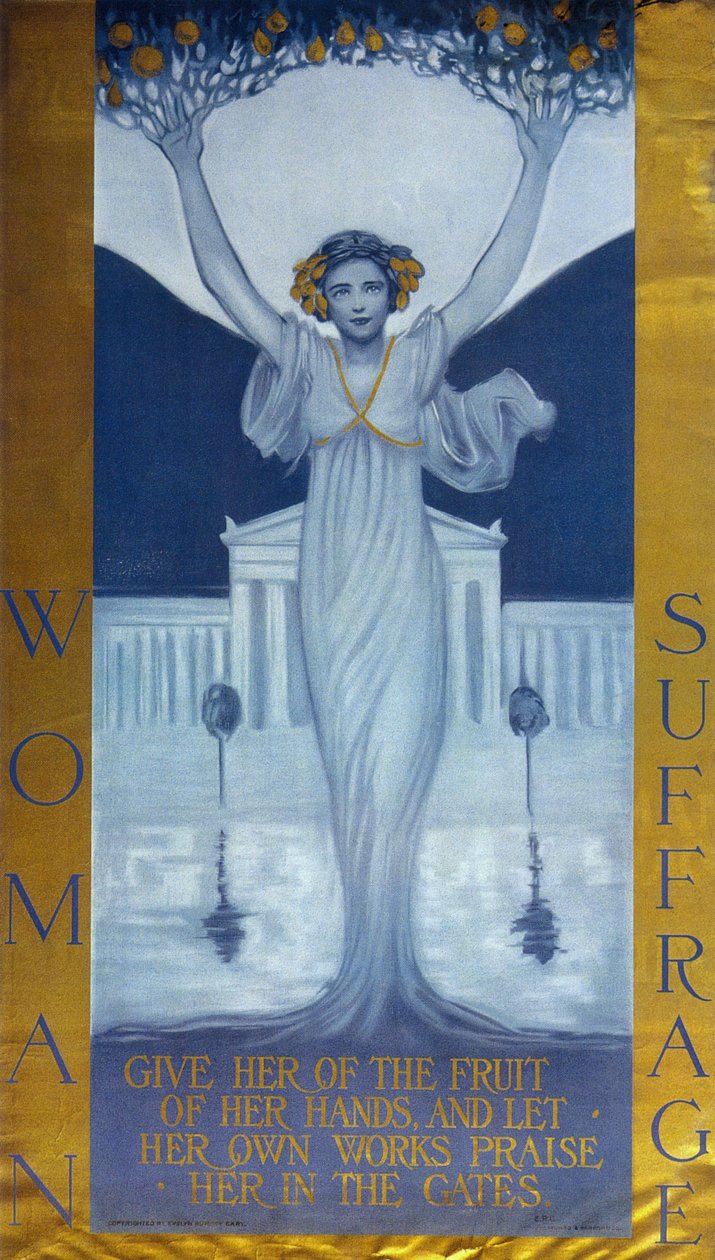 Kvinnors rösträtt, ca. 1905 av Cary