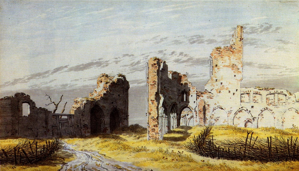 Die Ruine des Klosters Eldena av Caspar David Friedrich