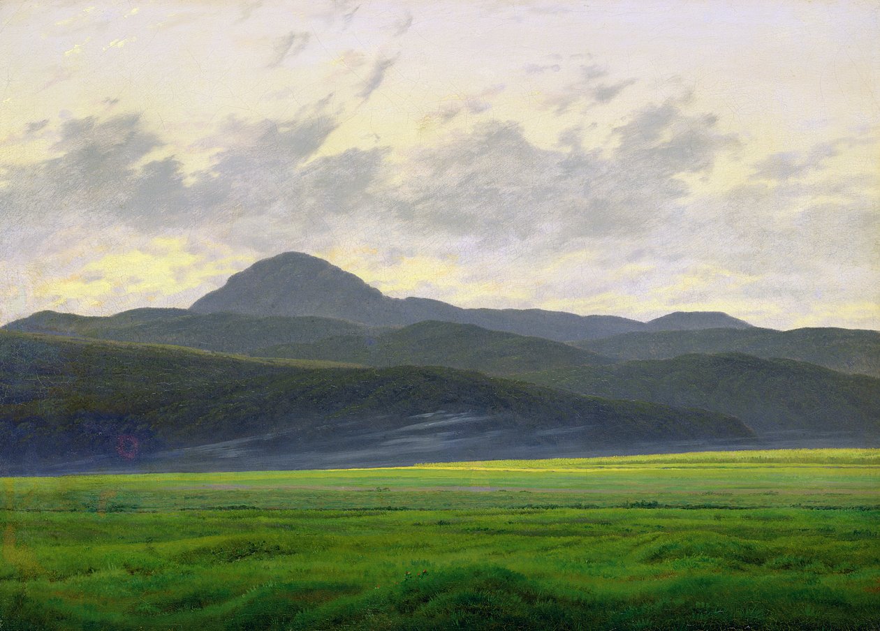 Bergigt landskap av Caspar David Friedrich