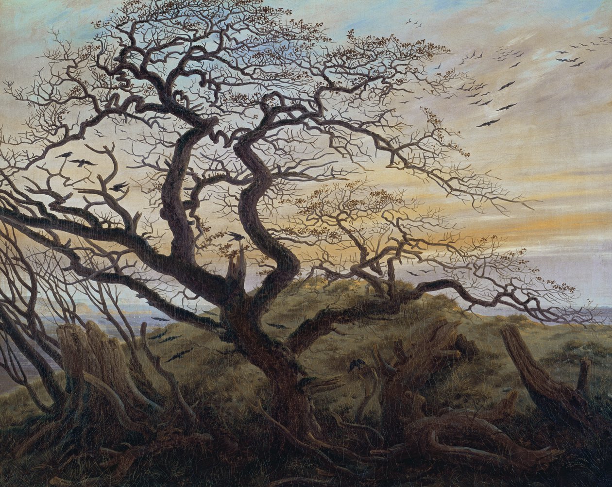 Kråkans träd av Caspar David Friedrich