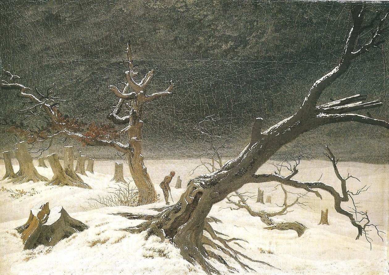 Winterlandschaft I av Caspar David Friedrich