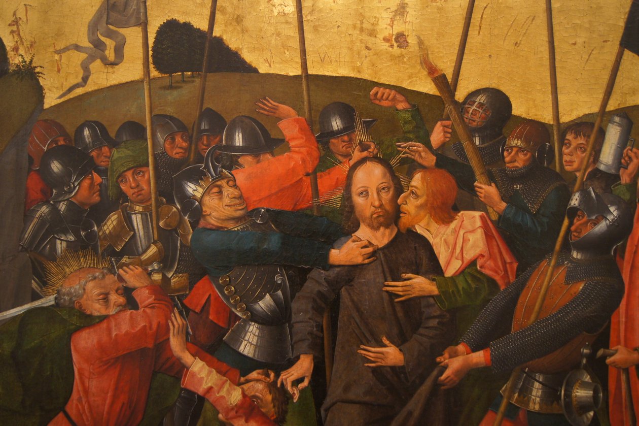 Colmar altartavla (Arrestering av Jesus) av Caspar Isenmann