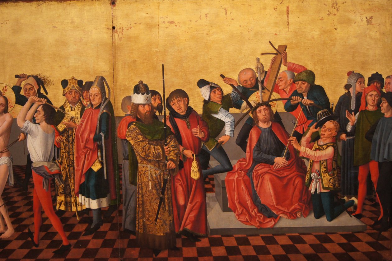 Colmar altartavla (Flagellering, kröning med törnar) av Caspar Isenmann