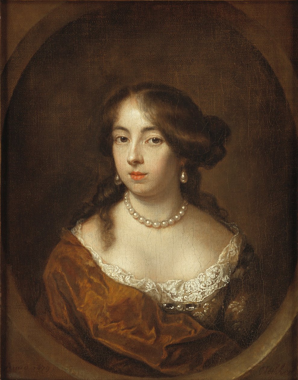 Porträtt av Cecilia de jonge van Ellemeet av Caspar Netscher